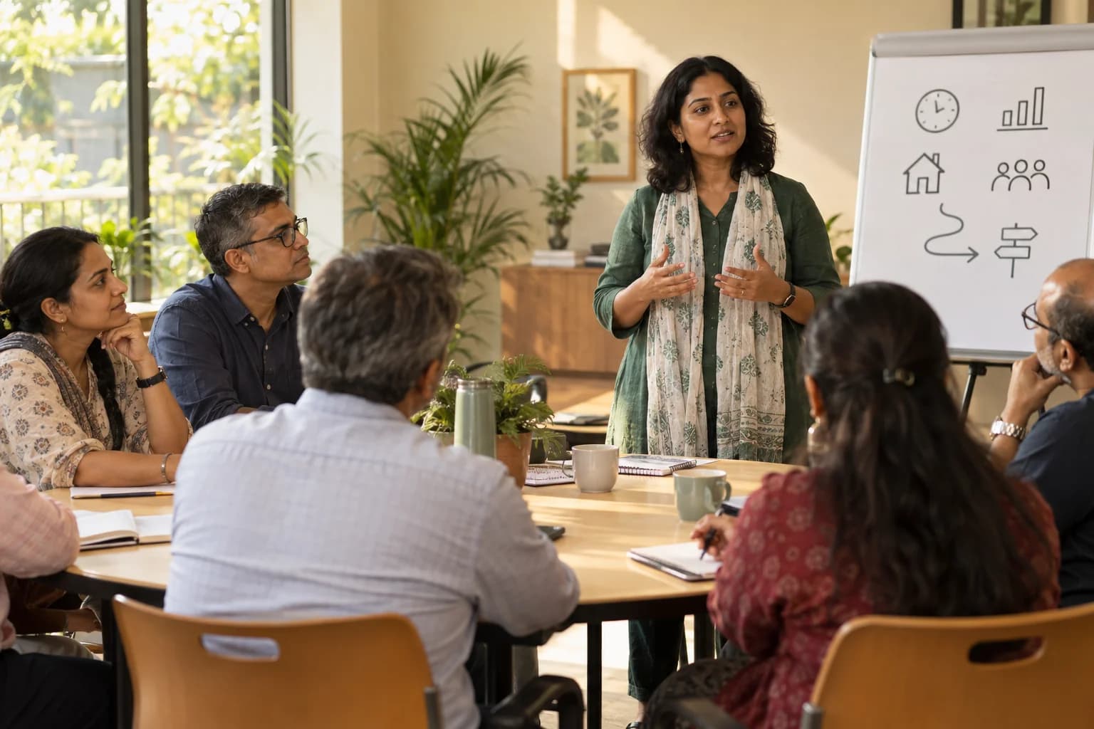 Parents attend an adults-only workshop on observing concerns and finding appropriate specialist support