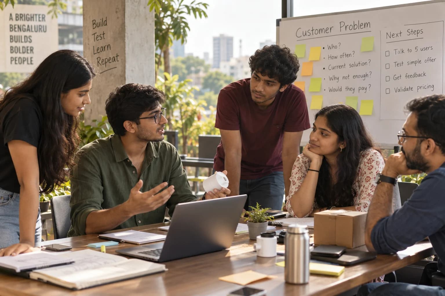 Engineering students develop a small business experiment around a customer problem