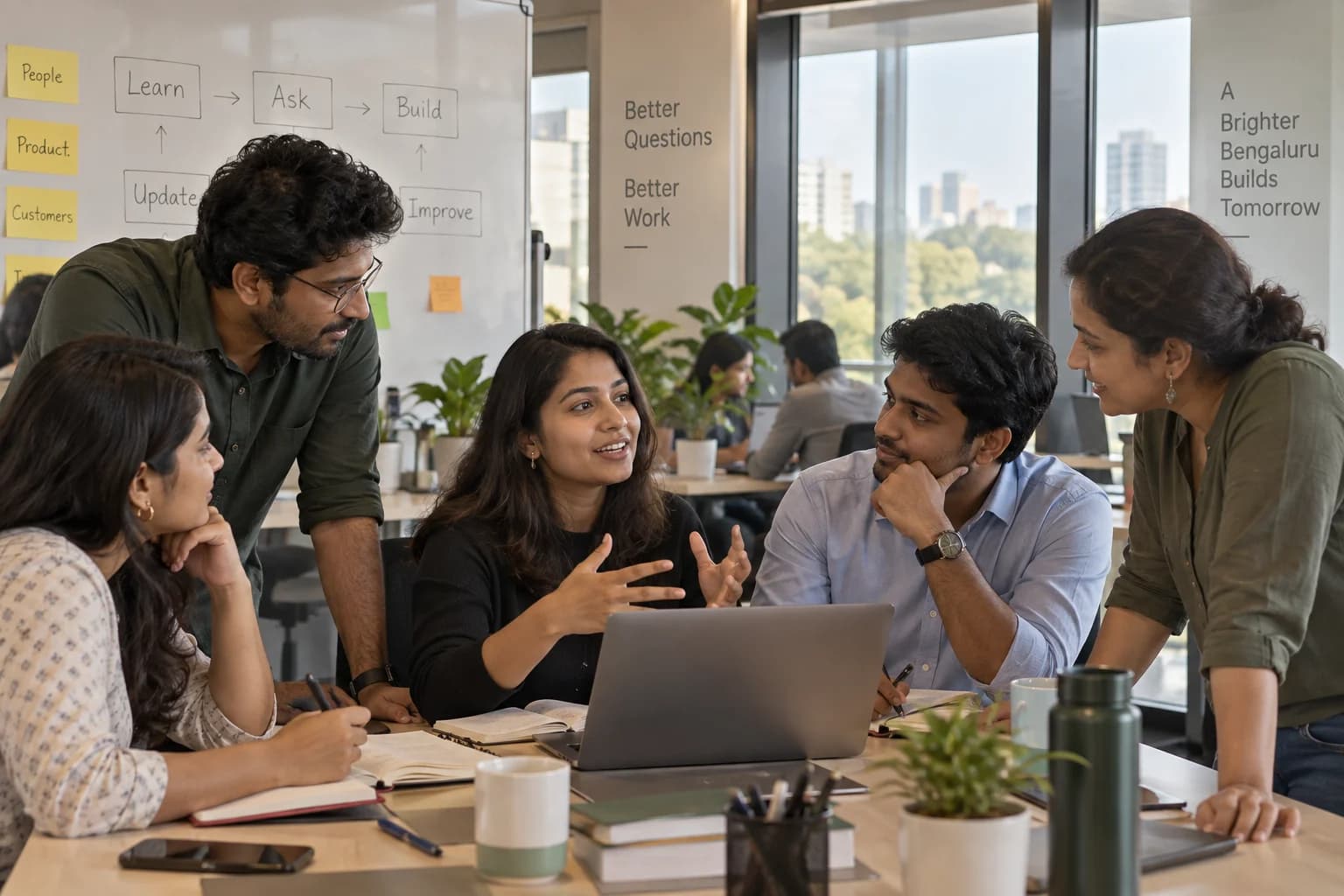 Early-career professionals discuss communication, learning and expectations at a new job