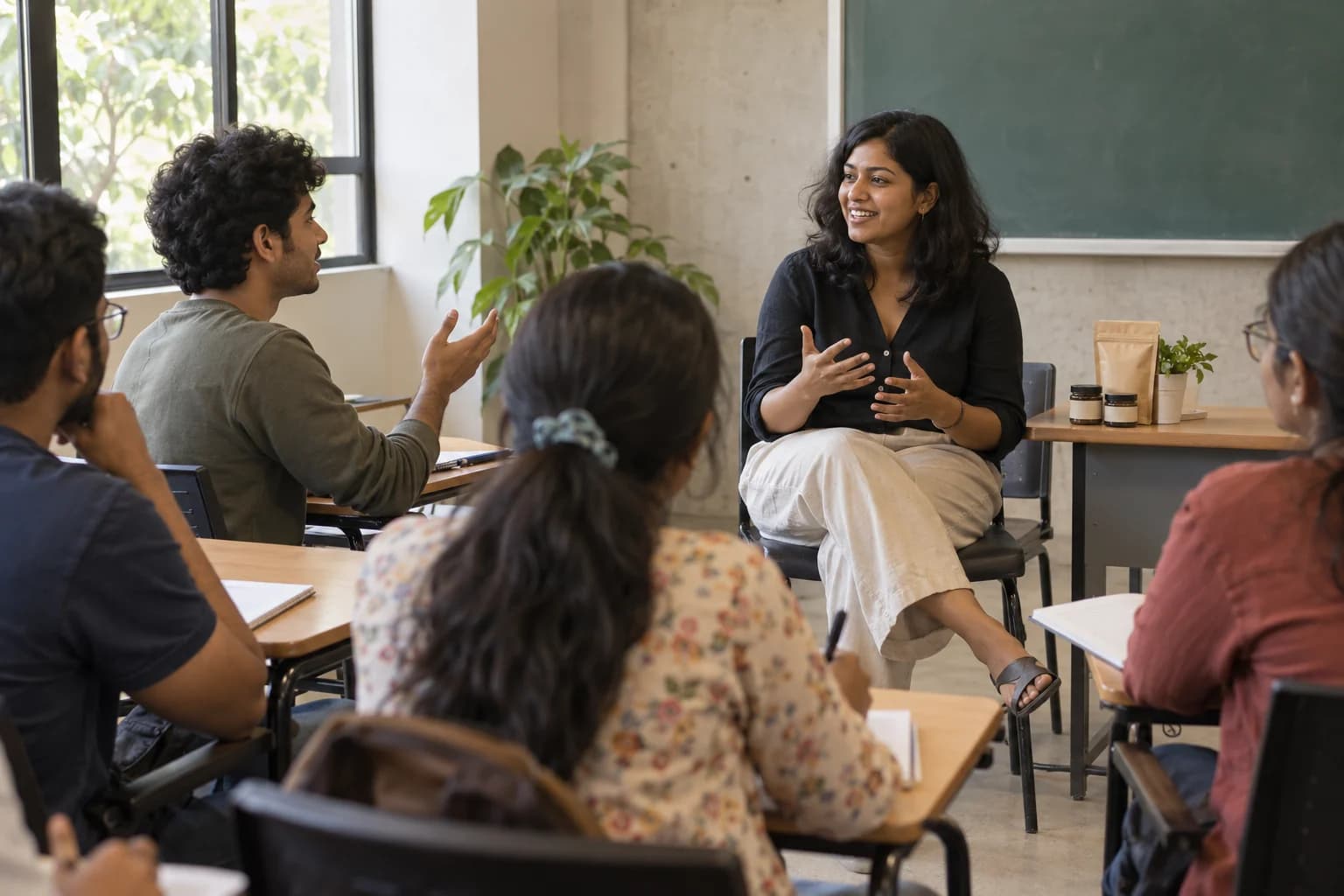A founder answers college students’ questions about starting a business.